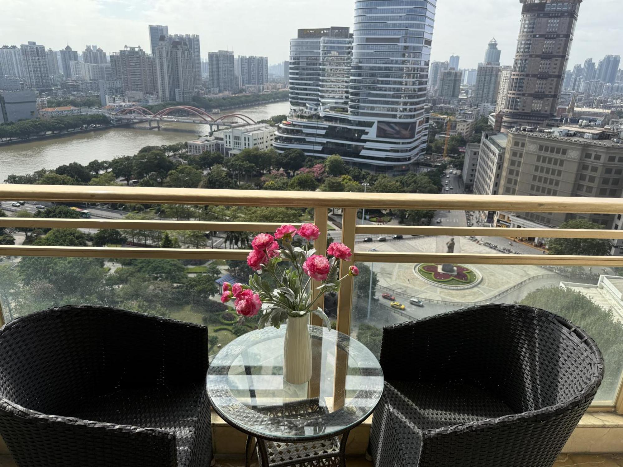Waifiden Guangzhou Haizhu Square Wanyi Apartment Buitenkant foto