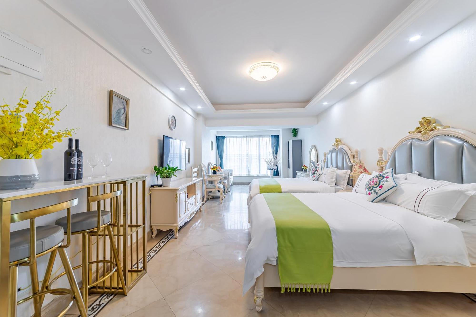 Waifiden Guangzhou Haizhu Square Wanyi Apartment Buitenkant foto