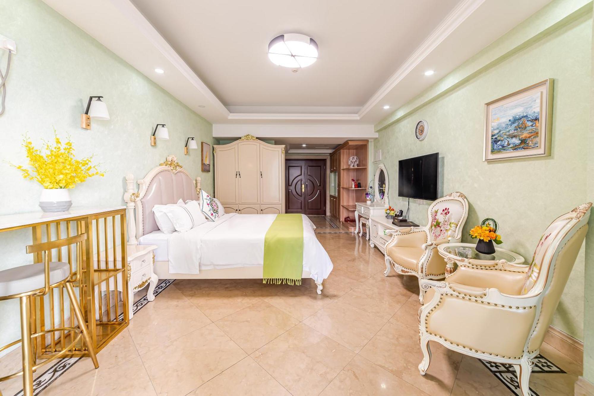 Waifiden Guangzhou Haizhu Square Wanyi Apartment Buitenkant foto