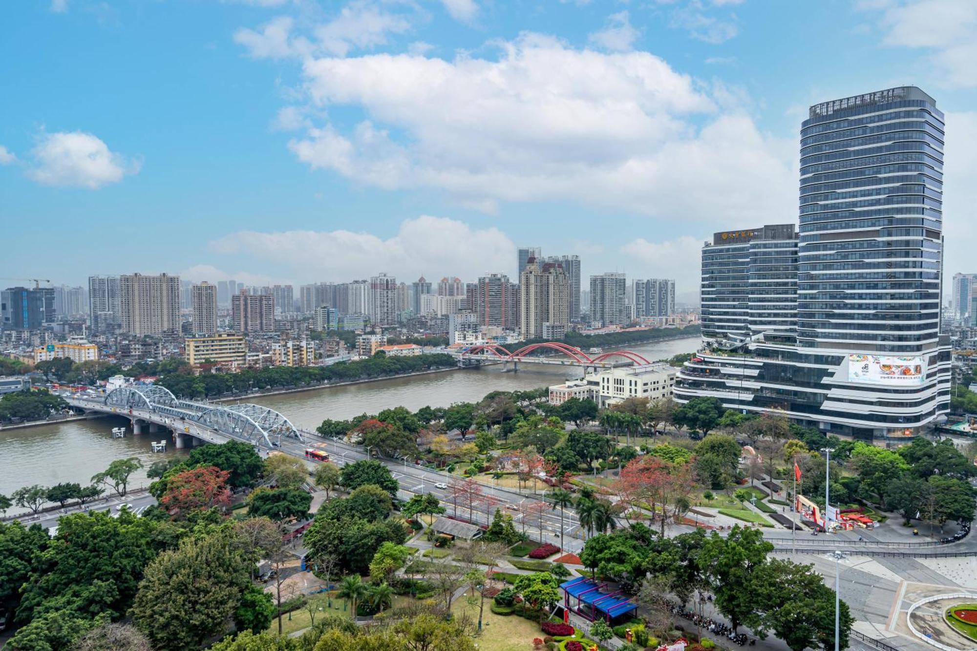 Waifiden Guangzhou Haizhu Square Wanyi Apartment Buitenkant foto