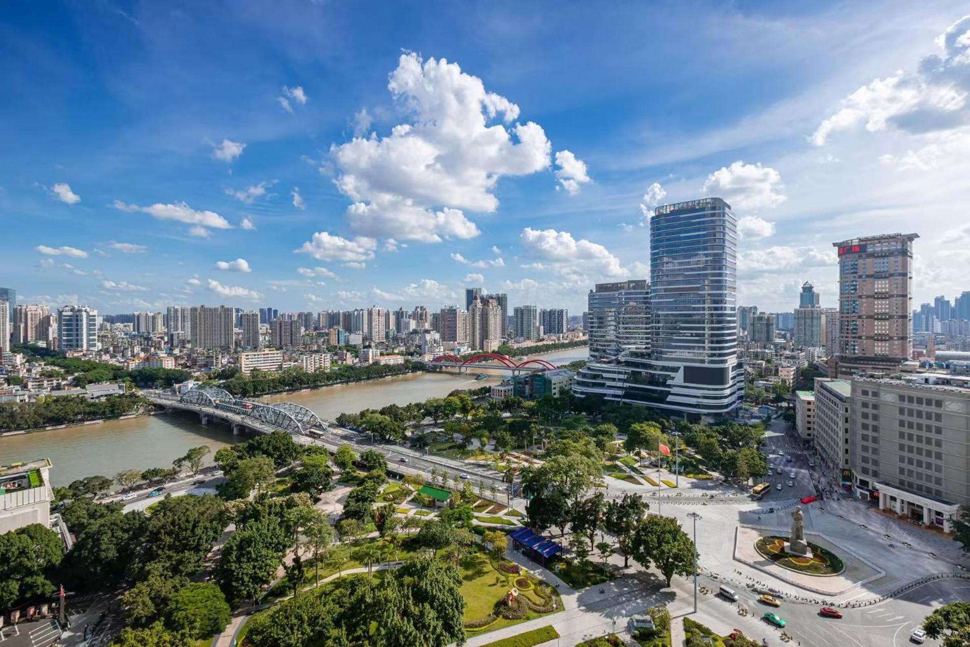 Waifiden Guangzhou Haizhu Square Wanyi Apartment Buitenkant foto
