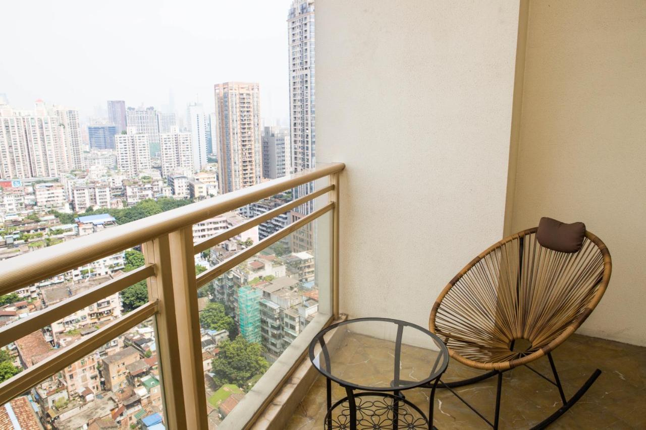 Waifiden Guangzhou Haizhu Square Wanyi Apartment Buitenkant foto